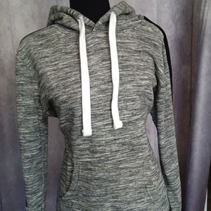 Reflex Life is Out There Gray Space Dye Love Hoodie JU674 Mens Large NWT